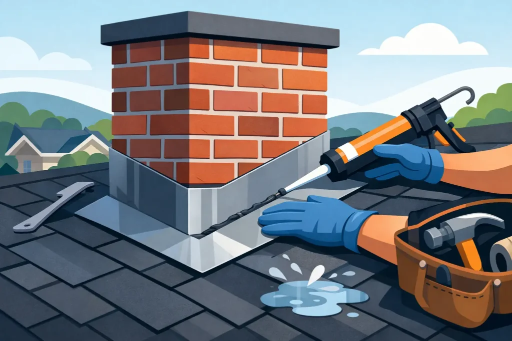How to Fix Chimney Flashing Without Repeat Leaks