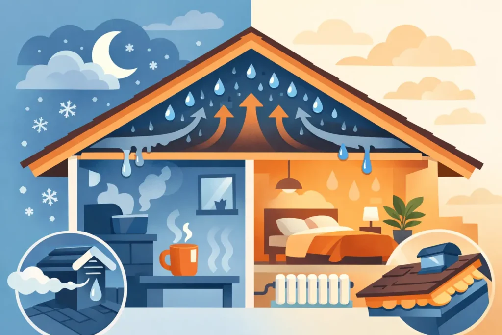 How to Stop Roof Condensation in Your Home